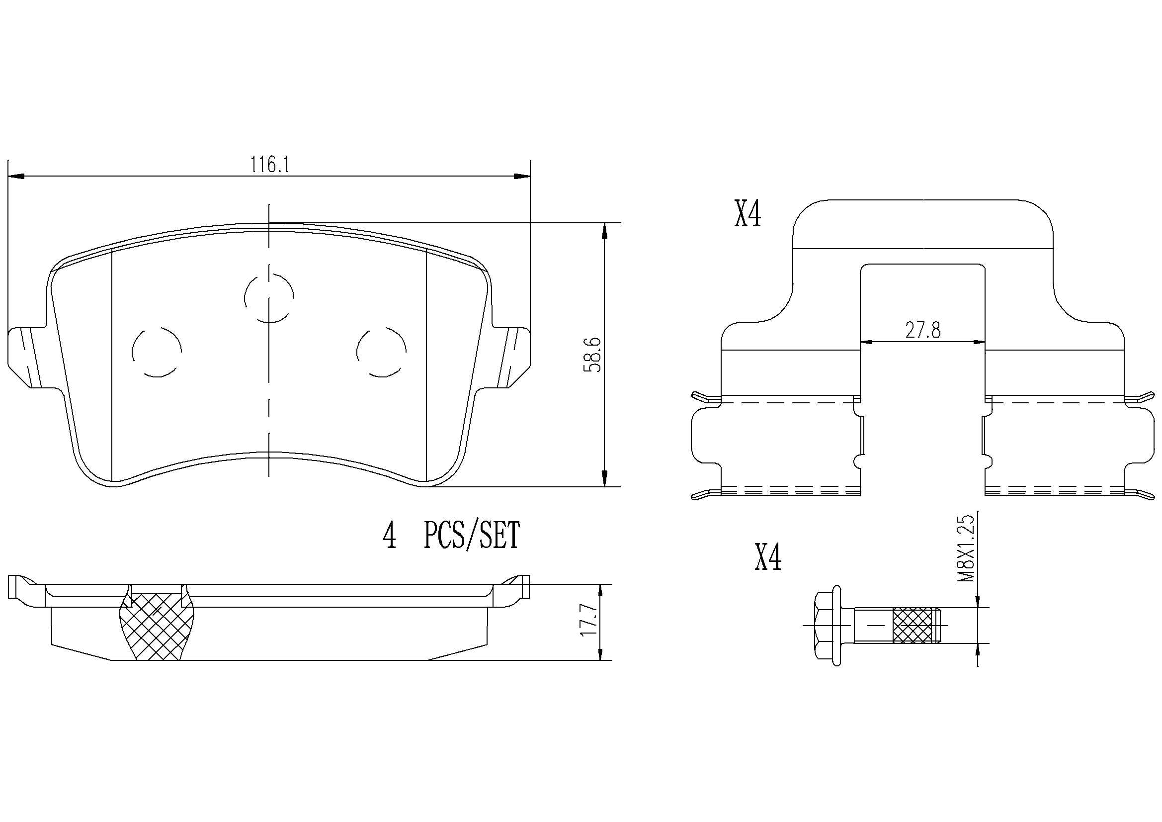 BREMBO P85100NX Kit...