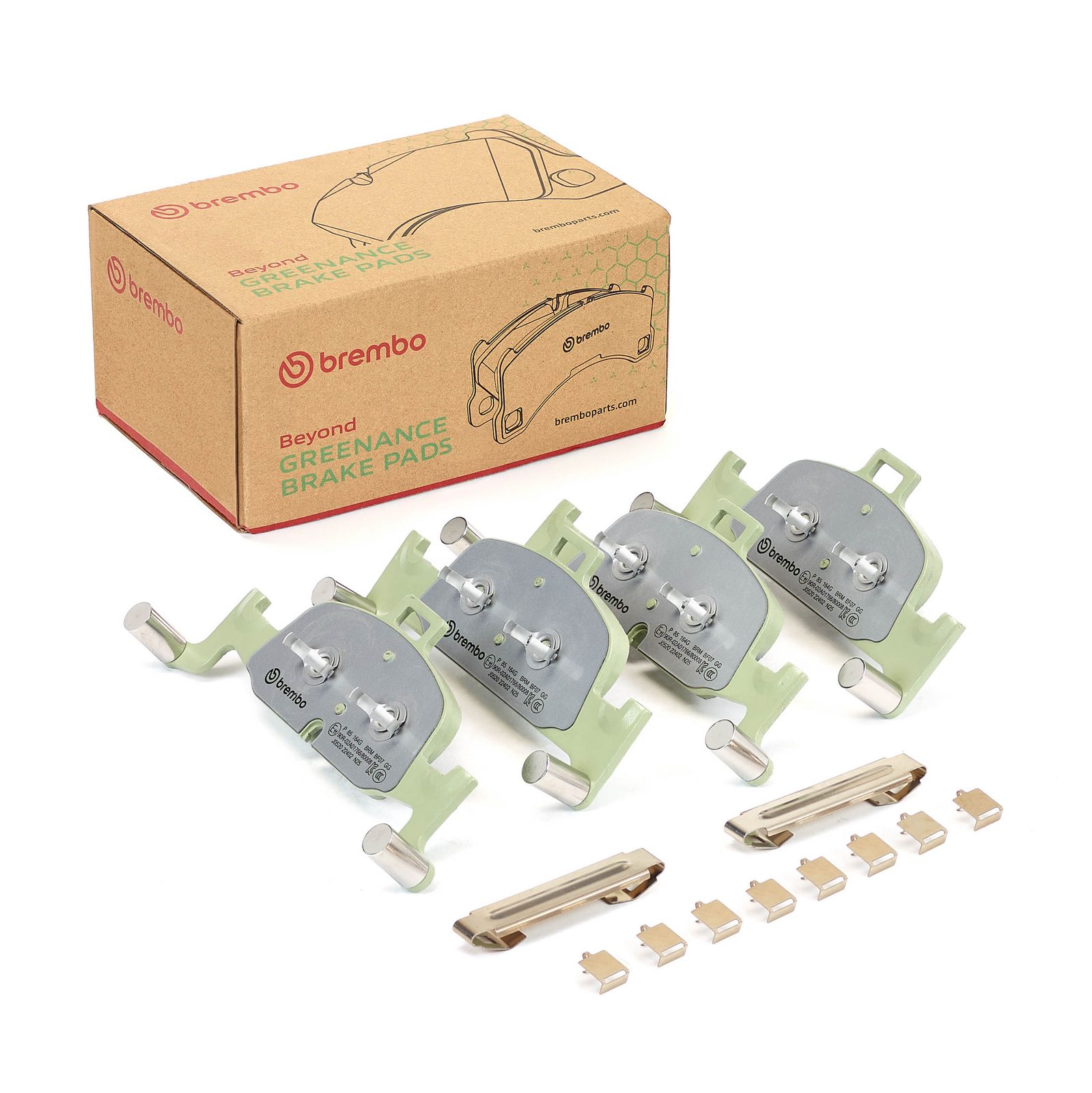 BREMBO P 85 164G BEYOND LINE - Greenance Sada brzdových platničiek kotúčovej brzdy
