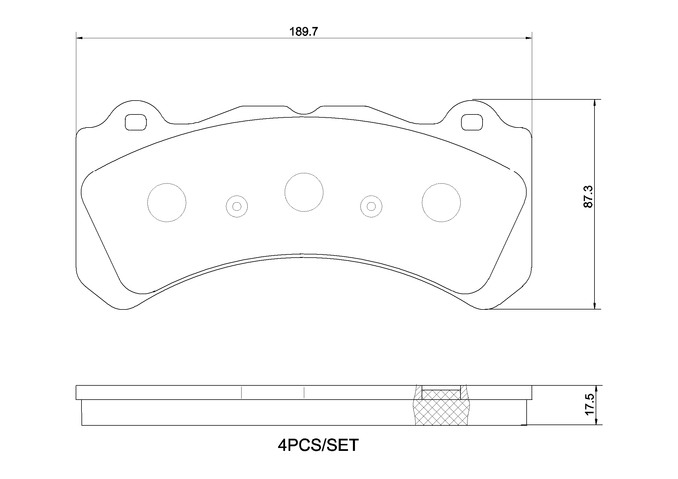 BREMBO P 86 034 Sada...