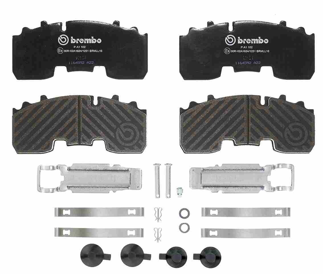 BREMBO P A1 102 PRIME LINE Bremsbelagsatz, Scheibenbremse