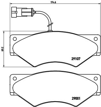 BREMBO P A6 018 Kit...