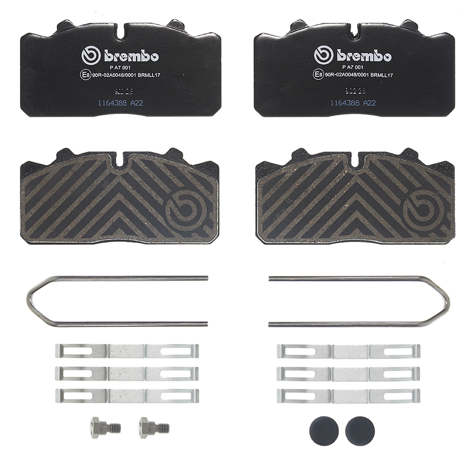 BREMBO P A7 001 PRIME LINE Bremsbelagsatz, Scheibenbremse