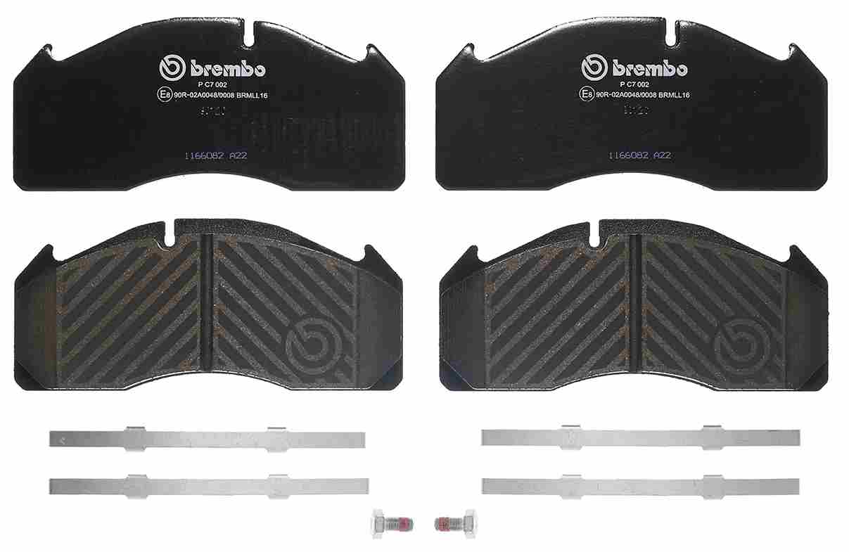 BREMBO P C7 002 PRIME LINE Bremsbelagsatz, Scheibenbremse