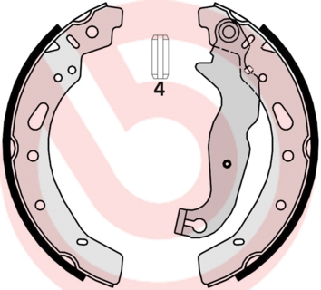 BREMBO S 24 540 Kit ganasce...