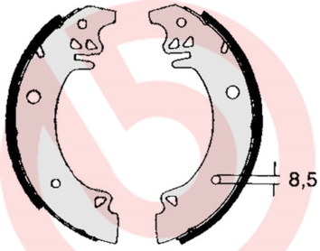 BREMBO S 61 507 ESSENTIAL LINE Bremsbackensatz