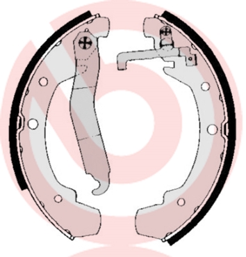 BREMBO S 85 531 ESSENTIAL LINE Bremsbackensatz
