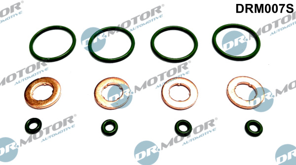 Dr.Motor Automotive DRM007S Kit guarnizioni, Iniettore-Kit guarnizioni, Iniettore-Ricambi Euro