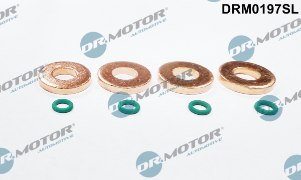 Dr.Motor Automotive DRM0197SL Kit guarnizioni, Iniettore-Kit guarnizioni, Iniettore-Ricambi Euro