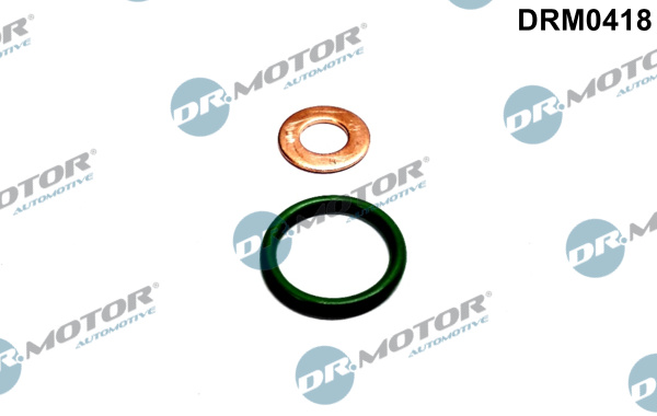 Dr.Motor Automotive DRM0418 Kit guarnizioni, Iniettore-Kit guarnizioni, Iniettore-Ricambi Euro