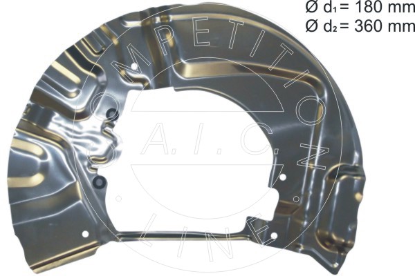 AIC 55503 terelőlemez, féktárcsa Első tengely jobb BMW