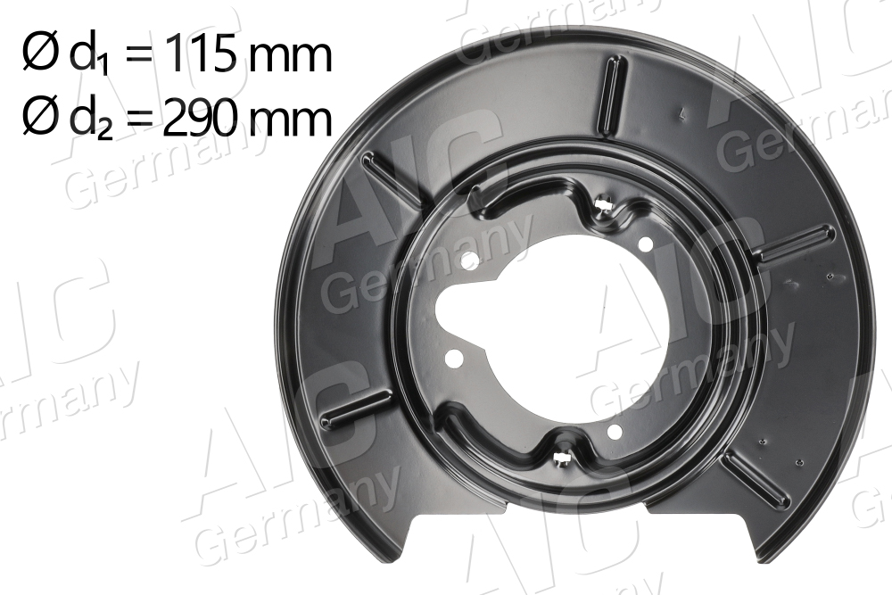 AIC 56246 terelőlemez, féktárcsa Hátsó tengely bal BMW