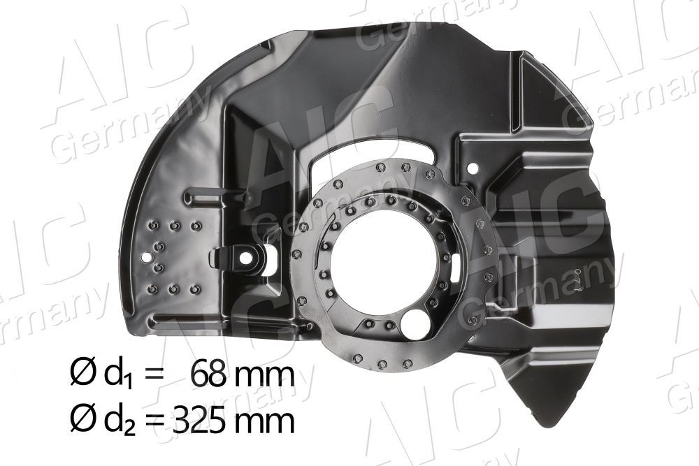 AIC 56409 terelőlemez, féktárcsa Első tengely jobb BMW