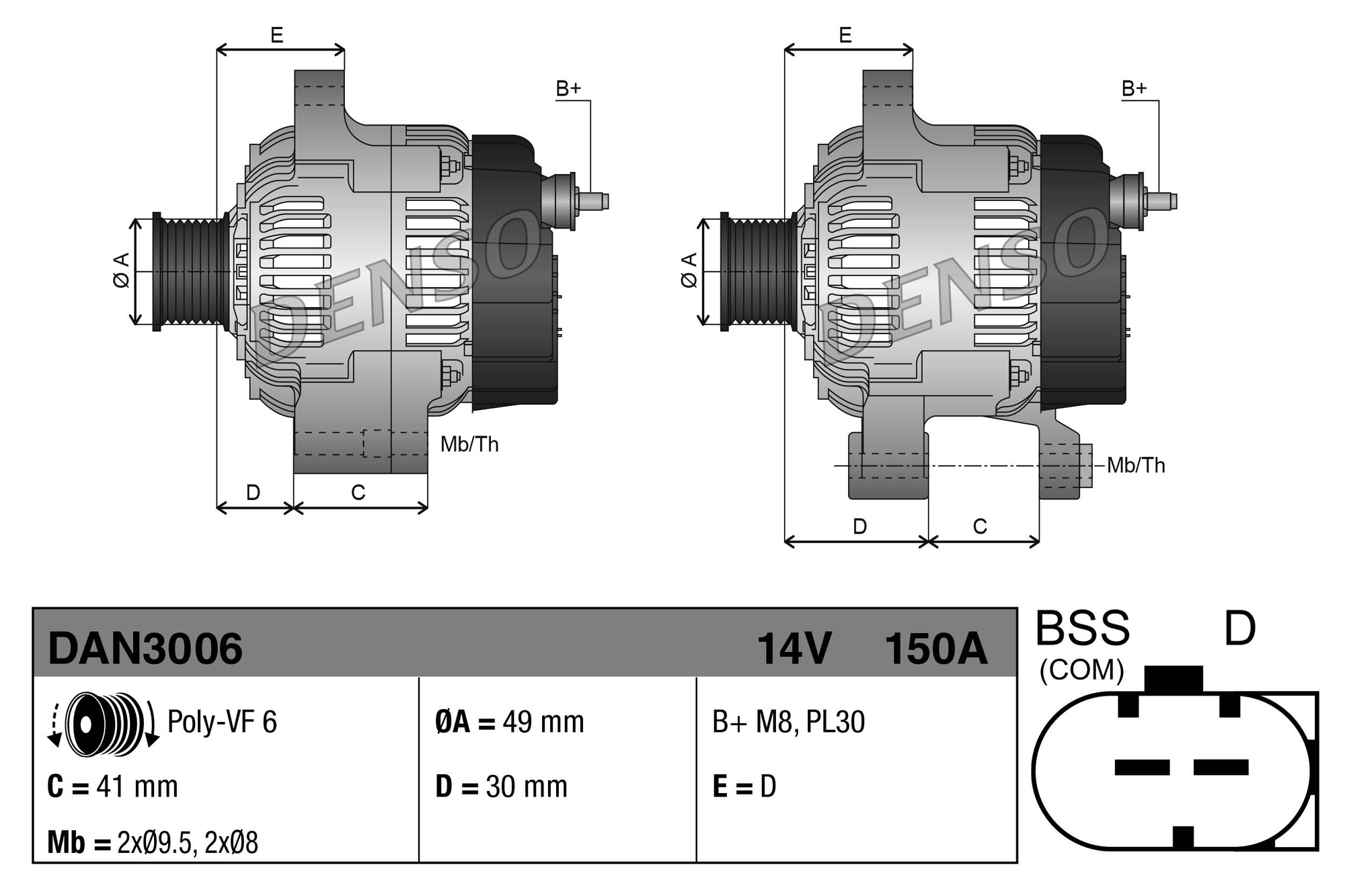 ELSTOCK 28-3905 Dynamo