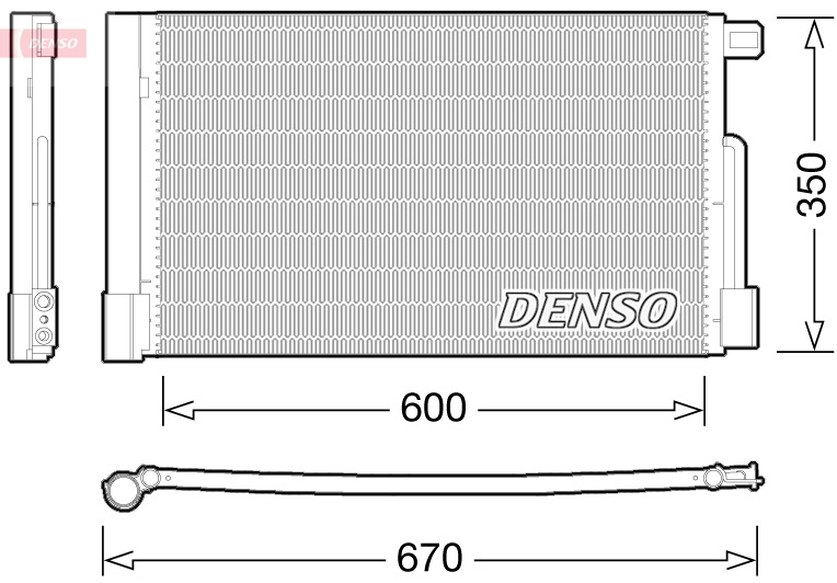 DENSO DCN01004 Condensatore, Climatizzatore-Condensatore, Climatizzatore-Ricambi Euro