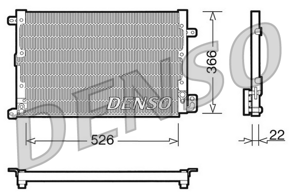 DENSO DCN01020 Condenser,...