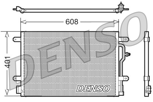 DENSO DCN02011 Condenser,...