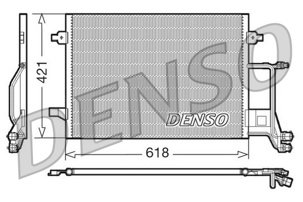 DENSO DCN02013 Condensatore, Climatizzatore-Condensatore, Climatizzatore-Ricambi Euro