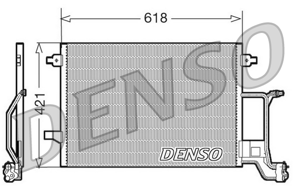 DENSO DCN02015 Condensatore, Climatizzatore-Condensatore, Climatizzatore-Ricambi Euro