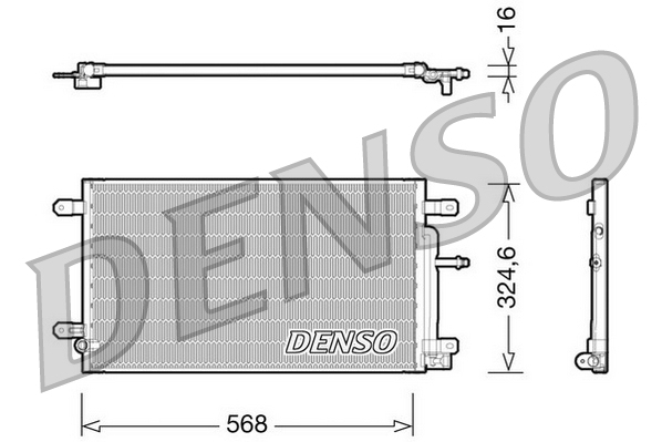 DENSO DCN02020 Kondenzátor,...