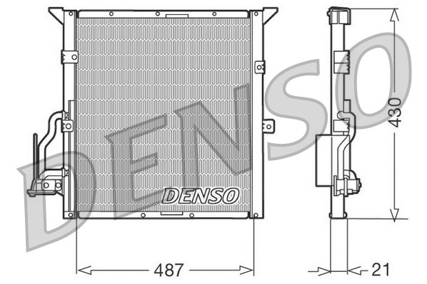 DENSO DCN05002 Kondenzátor,...