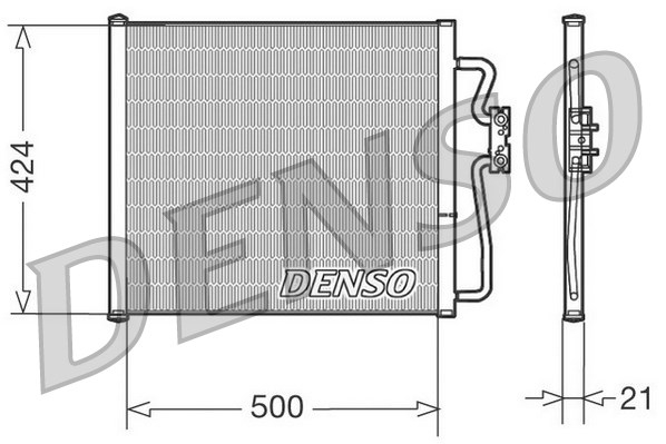 DENSO DCN05007 Condensatore, Climatizzatore-Condensatore, Climatizzatore-Ricambi Euro