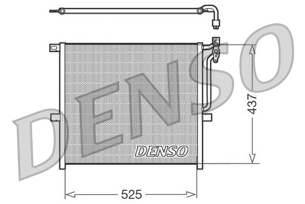 DENSO DCN05008 Condenser,...