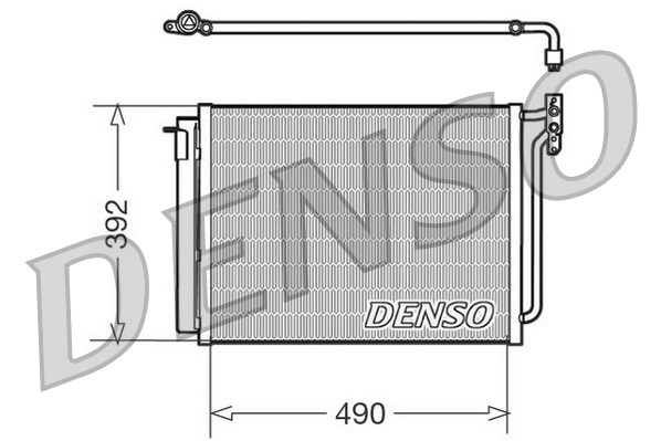 DENSO DCN05009 Condensatore, Climatizzatore-Condensatore, Climatizzatore-Ricambi Euro