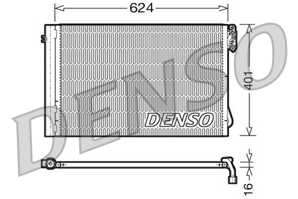 DENSO DCN05011 Condenser,...