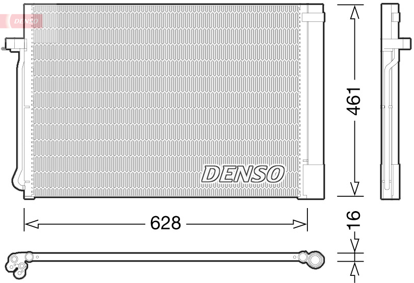 DENSO DCN05013 Condensatore, Climatizzatore-Condensatore, Climatizzatore-Ricambi Euro