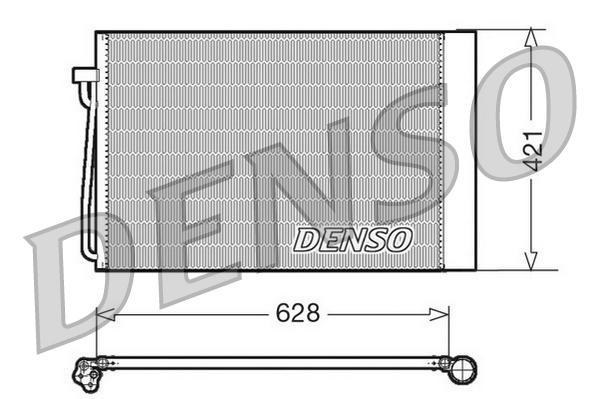 DENSO DCN05018 Condensatore, Climatizzatore