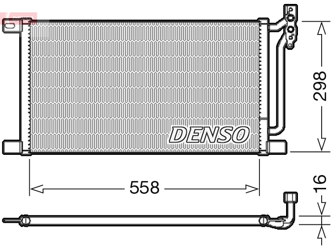 DENSO DCN05020 Condensatore, Climatizzatore