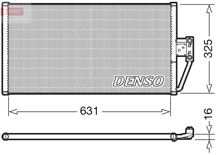 DENSO DCN05021 Condensatore, Climatizzatore-Condensatore, Climatizzatore-Ricambi Euro