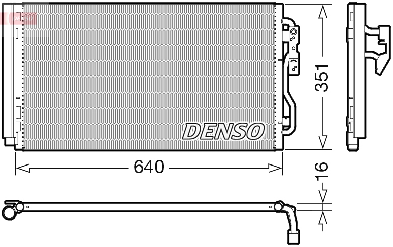 DENSO DCN05023 Condenser,...