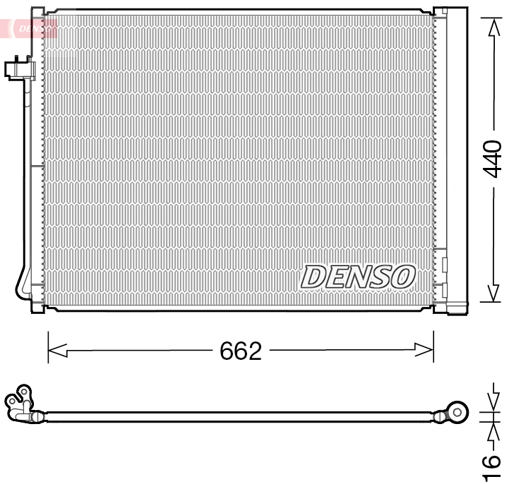 DENSO DCN05030 Condenser,...