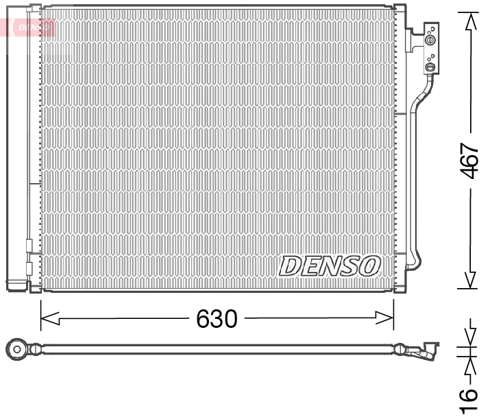 DENSO DCN05031 Kondenzátor,...