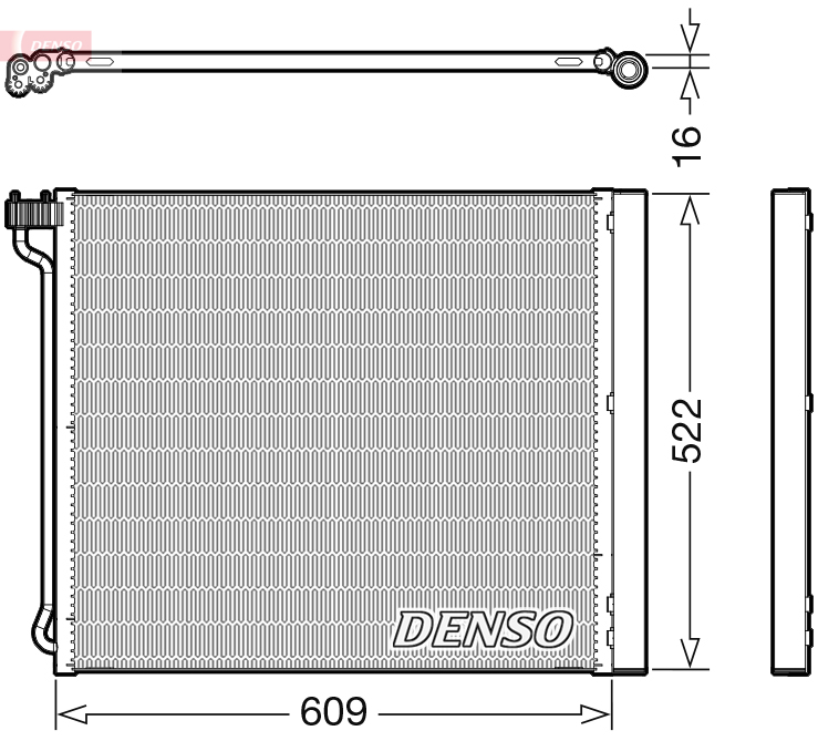 DENSO DCN05034 Condensatore, Climatizzatore