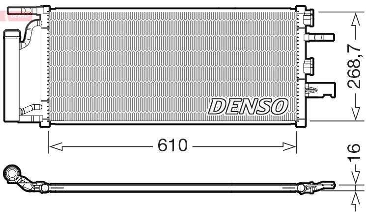 DENSO DCN05036 Kondenzátor,...
