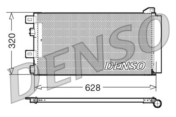 DENSO DCN05101 Condensatore, Climatizzatore-Condensatore, Climatizzatore-Ricambi Euro