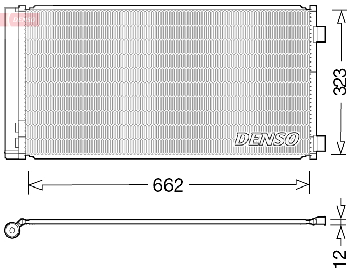 DENSO DCN05103 Condensatore, Climatizzatore