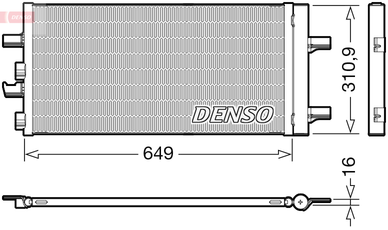 DENSO DCN05104 кондензатор,...