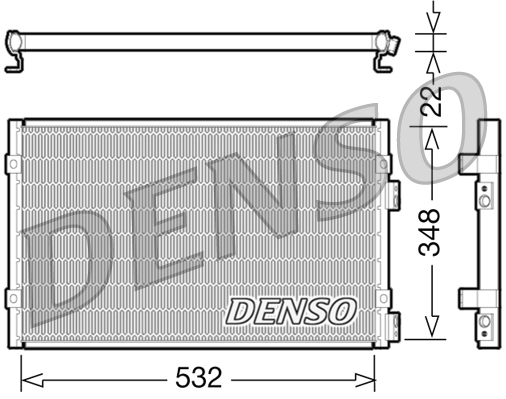 DENSO DCN06002 Condensatore, Climatizzatore