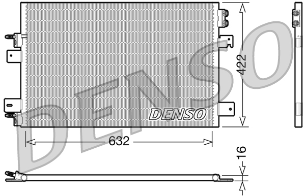 DENSO DCN06007 Condensatore, Climatizzatore