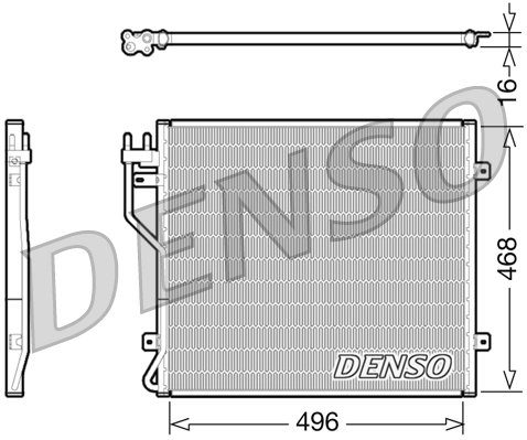 DENSO DCN06010 Condenser,...