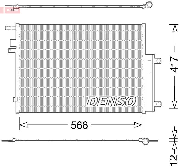 DENSO DCN06017 Condensatore, Climatizzatore