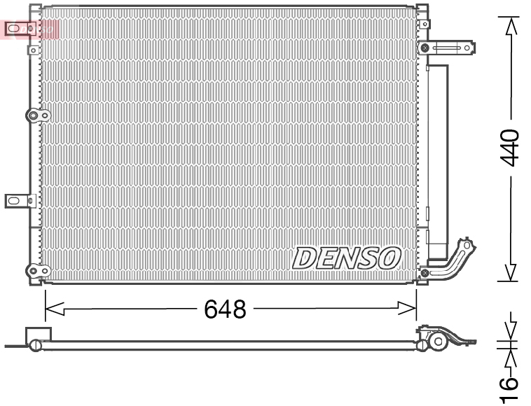 DENSO DCN06018 Condensatore, Climatizzatore
