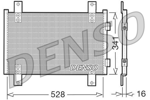 DENSO DCN07001 Condenser,...