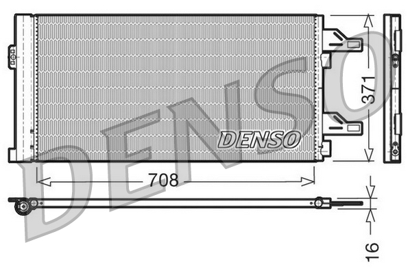 DENSO DCN07002 Condensatore, Climatizzatore-Condensatore, Climatizzatore-Ricambi Euro