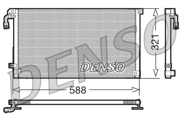 DENSO DCN07004 Kondenzátor,...