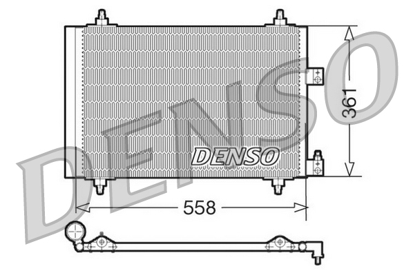 DENSO DCN07005 Condensatore, Climatizzatore