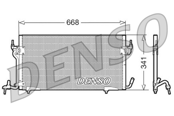 DENSO DCN07010 Condensatore, Climatizzatore